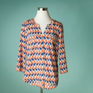 41 Hawthorn Stitch Fix M Tameron Geometric Top